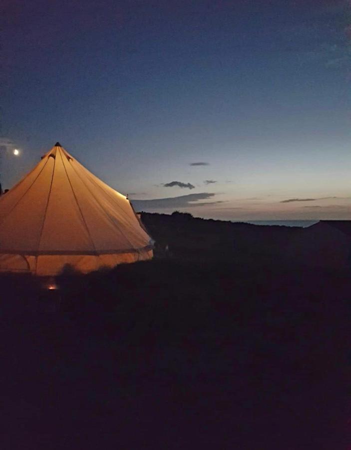 Coastal Stay Bell Tent Porthgain Exterior foto